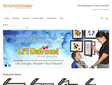 Tablet Screenshot of dynamicframes.com